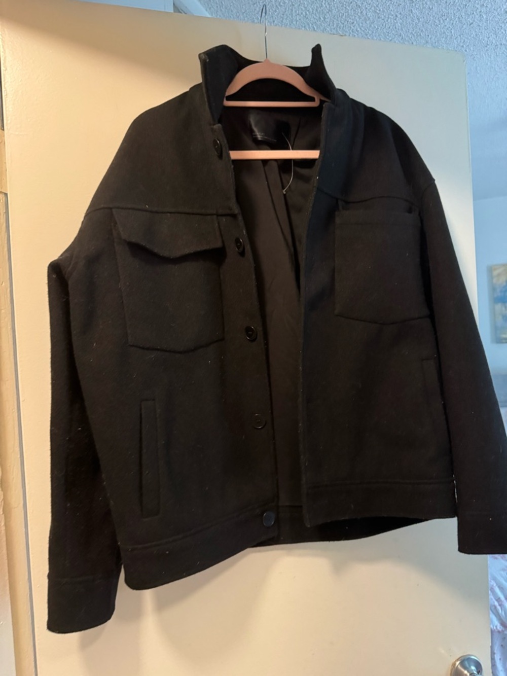 OAK + FORT Black Jacket